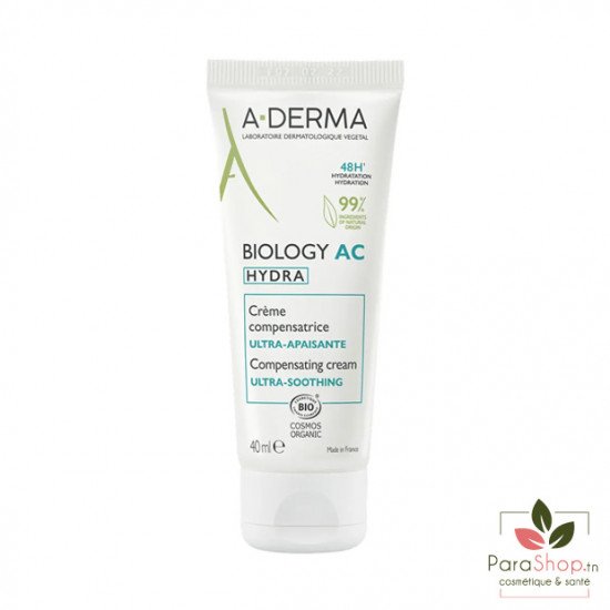 ADERMA BIOLOGY AC HYDRA Creme Compensatrice Ultra Apaisante 40ML