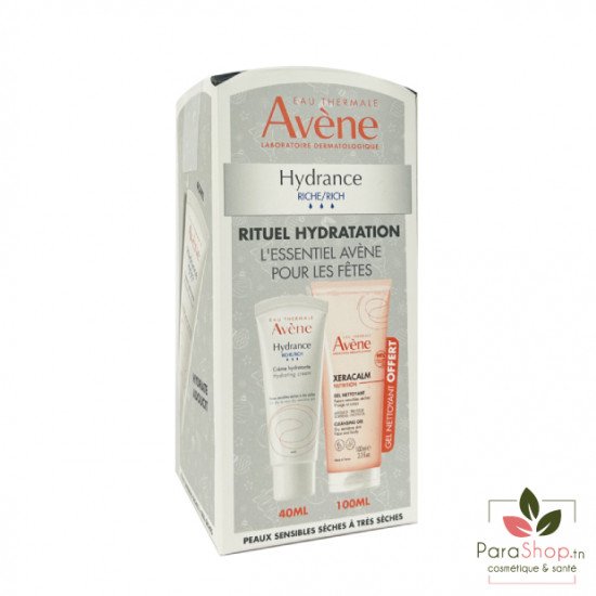 AVENE RITUEL HYDRATATION HYDRANCE RICHE + XERACALM GEL 100ML OFFERT