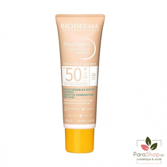 BIODERMA PHOTODERM COVER TOUCH MINERAL SPF50+ TRES CLAIRE 