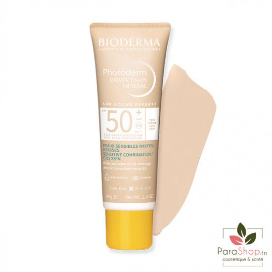 BIODERMA PHOTODERM COVER TOUCH MINERAL SPF50+ TRES CLAIRE 