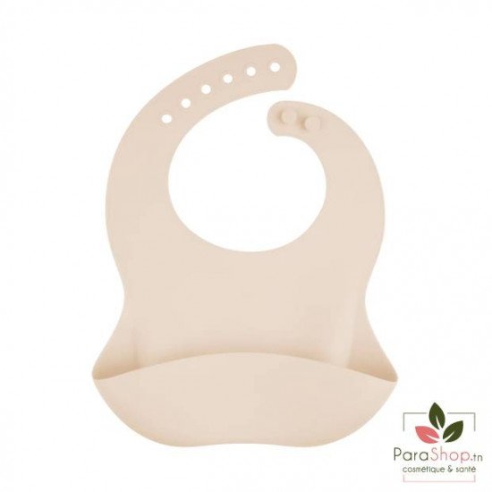 CANPOL BABIES BAVOIR SILICONE AVEC POCHE - Creme - 51/030