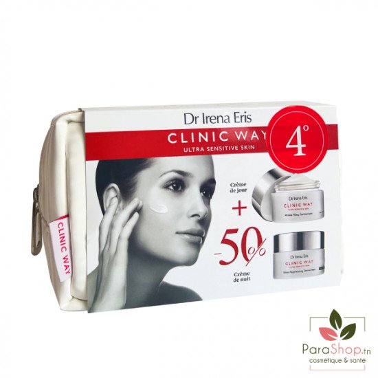 CLINIC WAY TROUSSE 4 CREME DE JOUR +CREME DE NUIT -50%