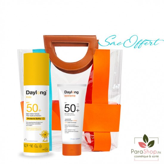 DAYLONG COFFRET SOLAIRE DAYLONG LAIT 50ML+ DAYLONG KIDS + SAC GRATUIT