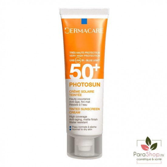 DERMACARE PHOTOSUN Creme Teintée Peaux Normales à Seches  - 01