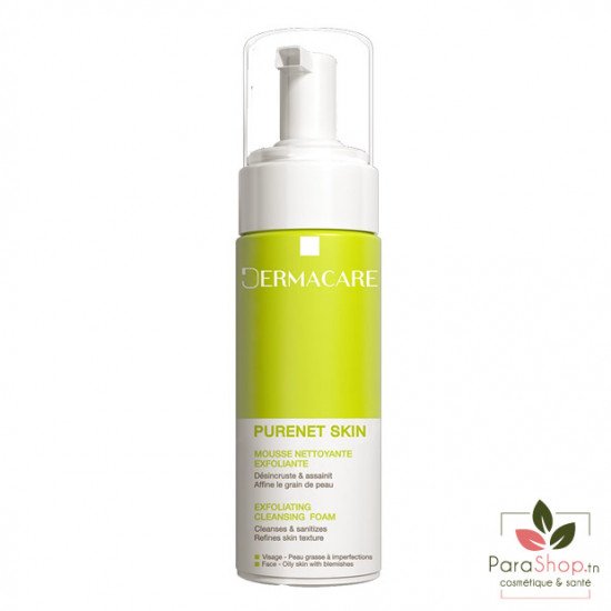 DERMACARE PURENET SKIN MOUSSE NETTOYANTE EXFOLIANTE 150ML