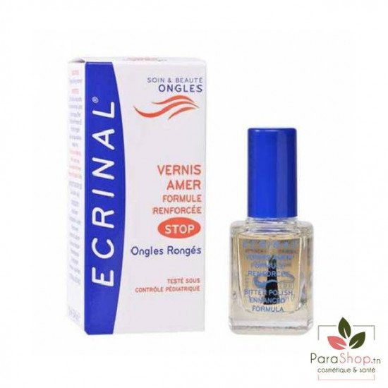 ECRINAL VERNIS AMER STOP AUX ONGLES RONGES 10ML