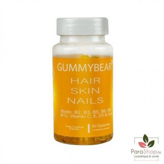 GUMMYBEAR HAIR SKIN NAILS 60 GUMMIES