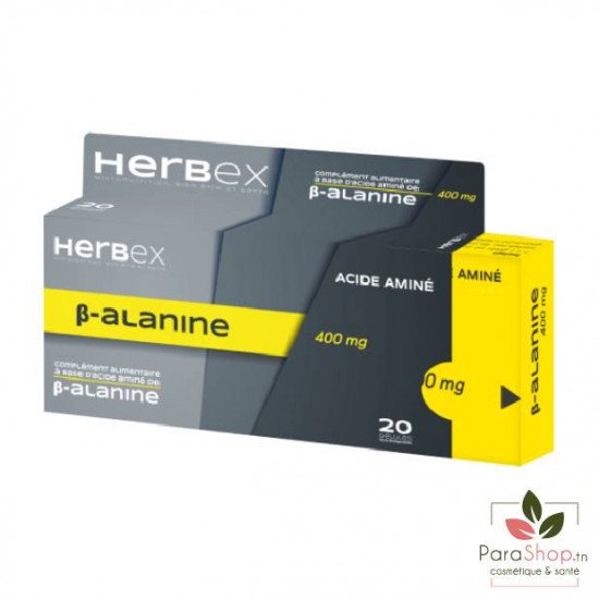 HERBEX BETA-ALANINE 400 MG 20 GELULES 