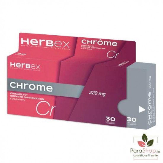 HERBEX CHROME 220MG 30 GELULES