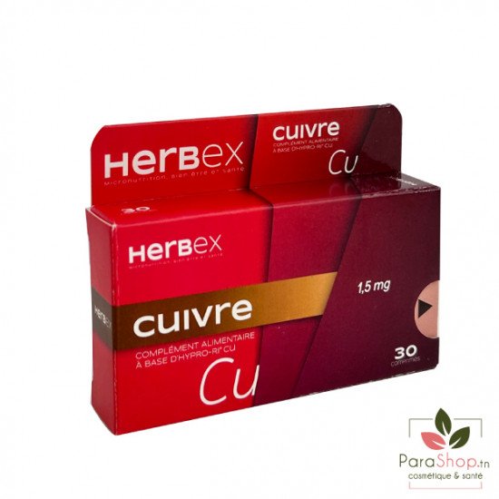 HERBEX Cuivre 30 GELULES 