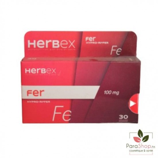 HERBEX FER 100MG 30 GELULES