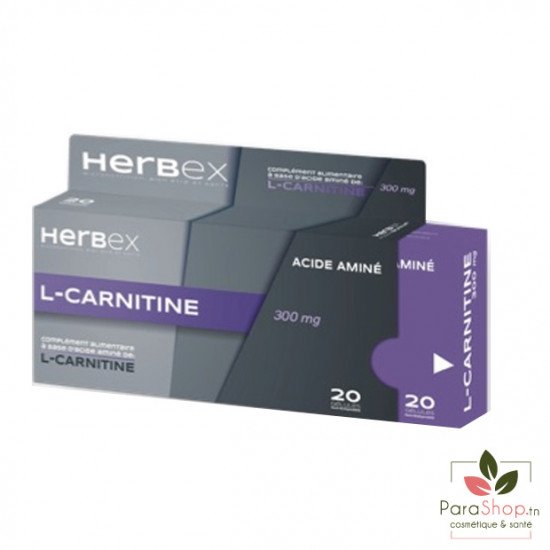 HERBEX L-CARNITINE 300Mg 20 GELULES 