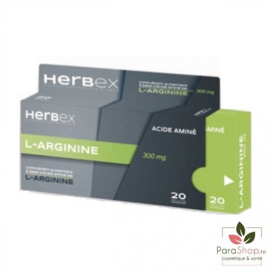 HERBEX L-ARGININE 300MG 20 GELULES 