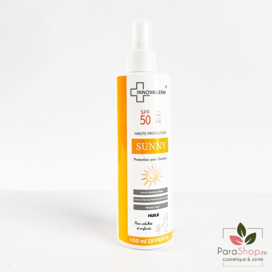 INNOVADERM SUNNY HUILE CHEVEUX SPF50 250ML