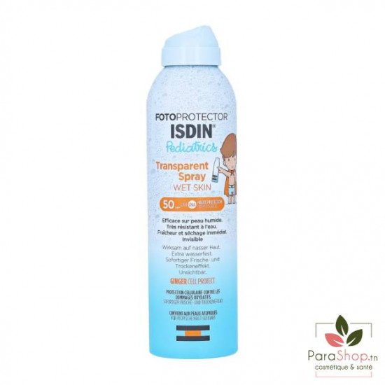 ISDIN Fotoprotector Transparent Spray Wet Skin Pediatrics SPF 50