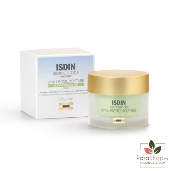 ISDIN ISDINCEUTICS HYALURONIC MOISTURE PEAUX MIXTES A GRASSES 50G