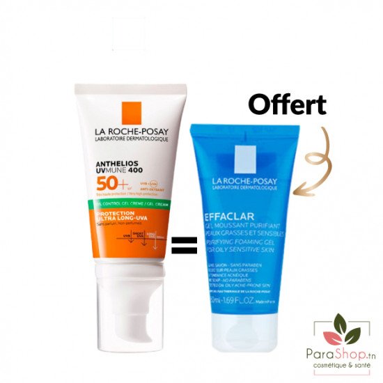 LA ROCHE POSAY PACK OIL CONTROL GEL CREME SPF 50+	