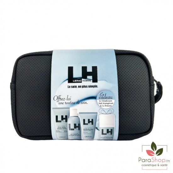 LIERAC HOMME TROUSSE NOIRE LE SOIN EN PLUS SIMPLE