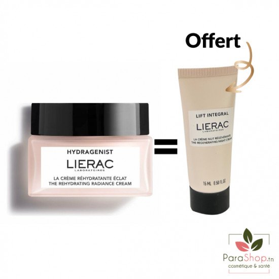 LIERAC PACK HYDRAGENIST LA CREME + LIFT INTEGRAL LA CREME NUIT OFFERTE