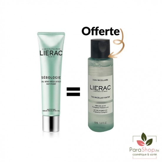 LIERAC PACK SEBOLOGIE Gel + L'EAU MICELLAIRE OFFERTE