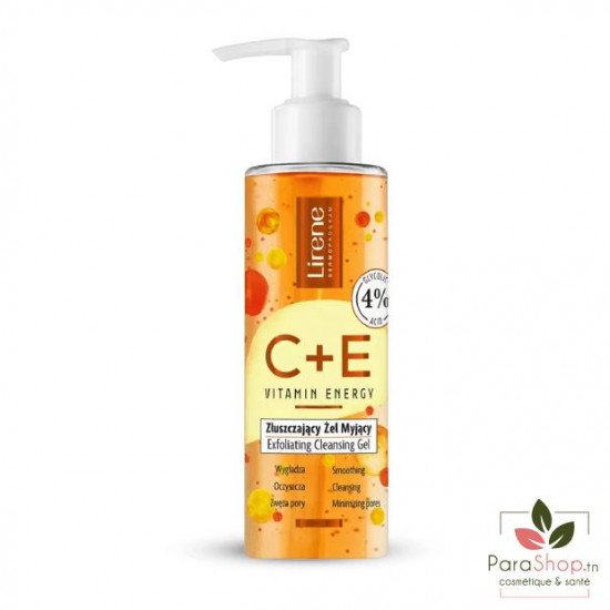 LIRENE C+E GEL NETTOYANT EXFOLIANT 145ML