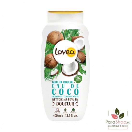 LOVEA GELEE DE DOUCHE EAU DE COCO 400ML