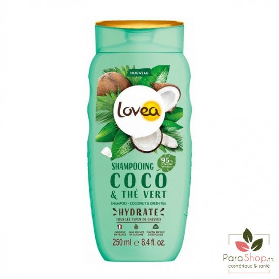 LOVEA SHAMPOOING COCO & THE VERT CHEVEUX NORMAUX 250ML	