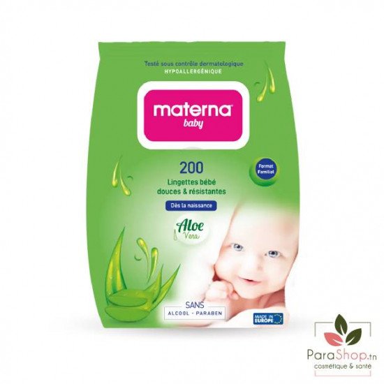 MATERNA BABY LINGETTES x200