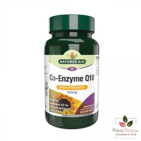 NATURES AID Co Enzyme Q10 100MG - 30 GELULES