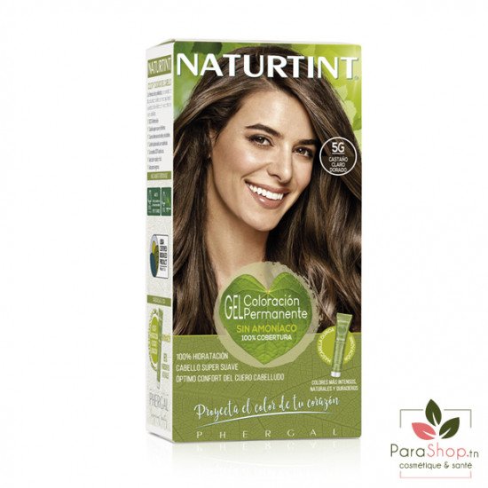 NATURTINT COLORATION PERMANENTE - 5G CHATAIN CLAIR DORE 