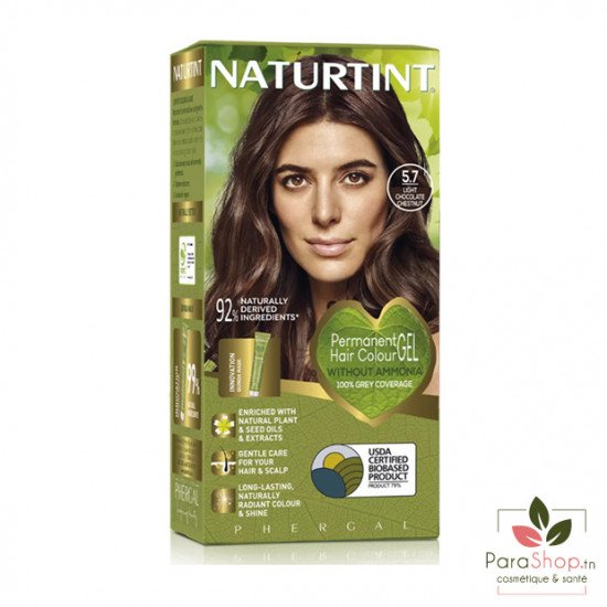 NATURTINT COLORATION PERMANENTE - 5.7 CHATAIN CLAIR CHOCOLAT