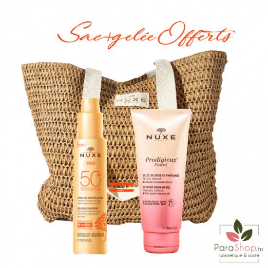 NUXE SUN SAC Spray Solaire  SPF 50 + Prodigieux Floral Gelee de Douche 200ML