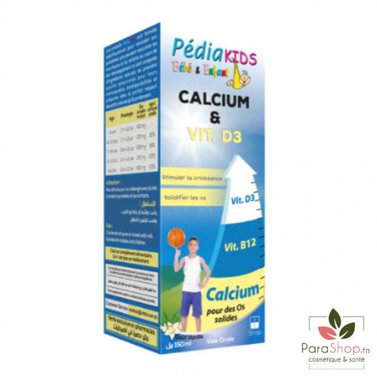 PEDIAKIDS CALCIUM & VIT. D3 150ML