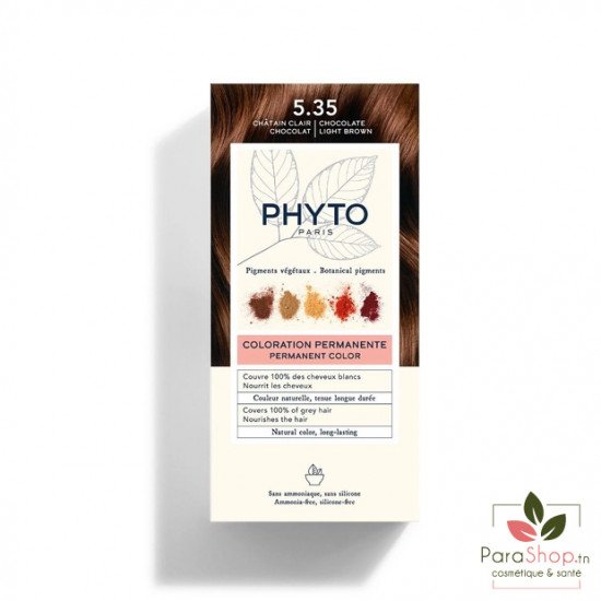 PHYTOCOLOR - COULEUR SOIN 5.35 CHATAIN CLAIR CHOCOLAT