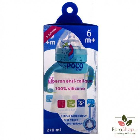 POCO BABY BIBERON SILICONE 270ML