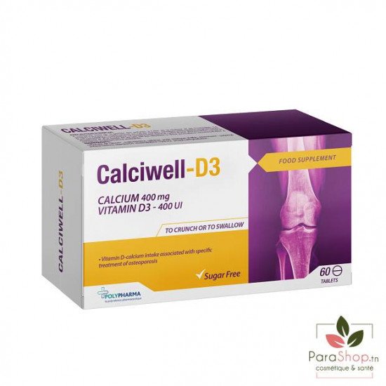 POLYPHARMA CALCIWELL D3 60 GELULES