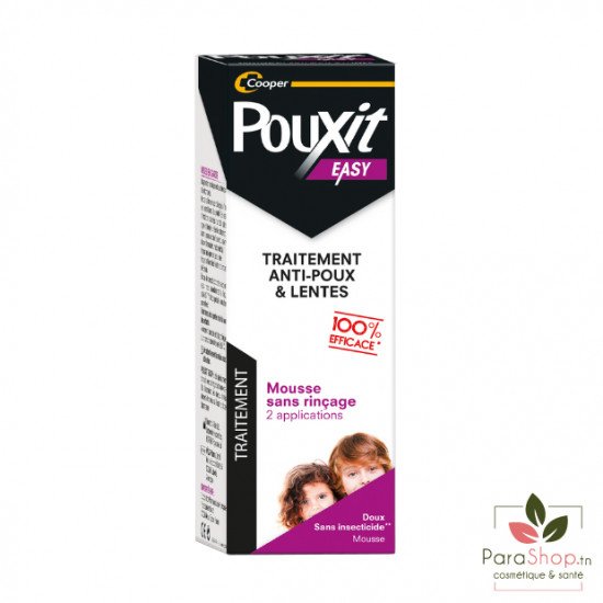 POUXIT EASY MOUSSE SANS RINCAGE ANTI-POUX 100ML