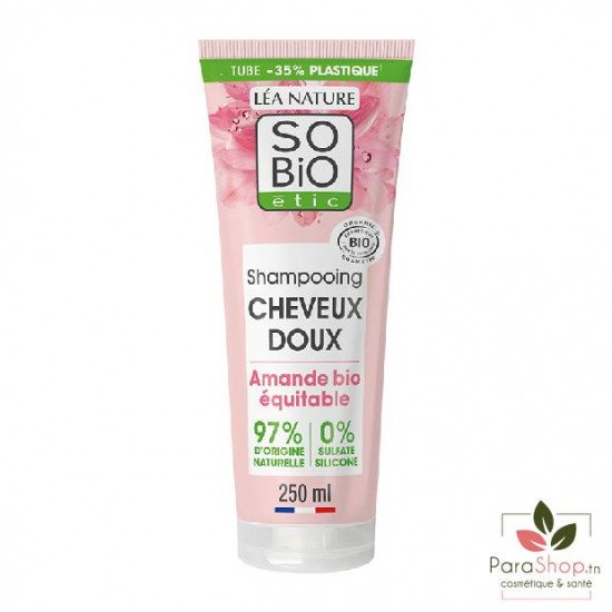 SO BIO SHAMPOOING CHEVEUX DOUX LAIT D’AMANDE 250ML