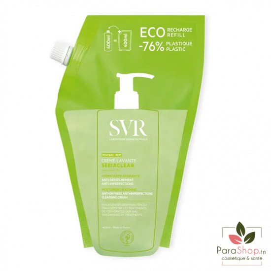 SVR SEBIACLEAR CREME LAVANTE RECHARGE 400ML 