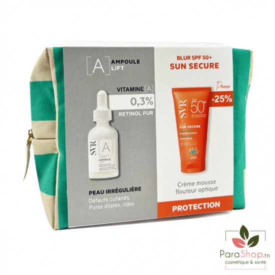 SVR TROUSSE AMPOULE A LIFT + SUN SECURE BLUR 