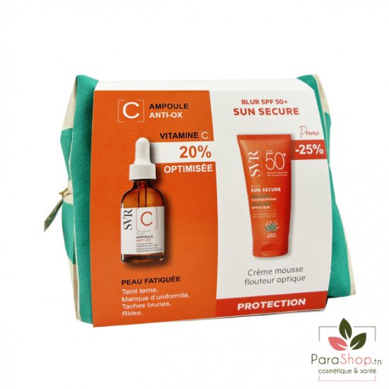 SVR TROUSSE AMPOULE C ANTI-OX +  SUN SECURE BLUR