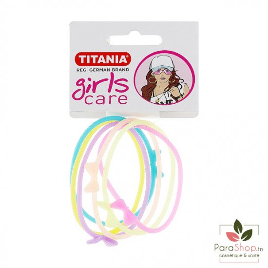 TITANIA 6 Elastiques Silicone 5CMX2MM - 7832 GIRL