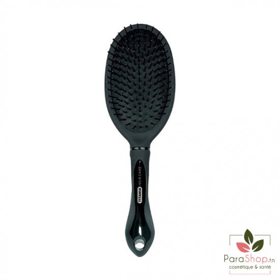 TITANIA Brosse Pneumatique Ovale Poils Plastiques 26CM - 1389