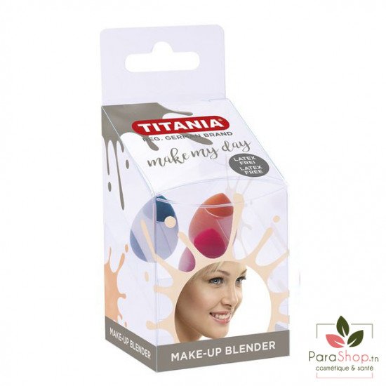 TITANIA MAKE UP BLENDER Box 3 Eponges - 2936 Box