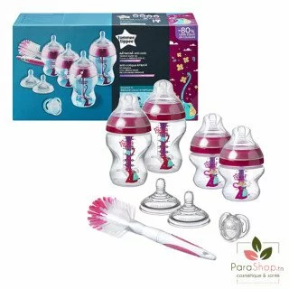 TOMMEE TIPPEE ADVANCED ANTI-COLIQUE KIT NAISSANCE ROSE - .:: CAMPUS PARA