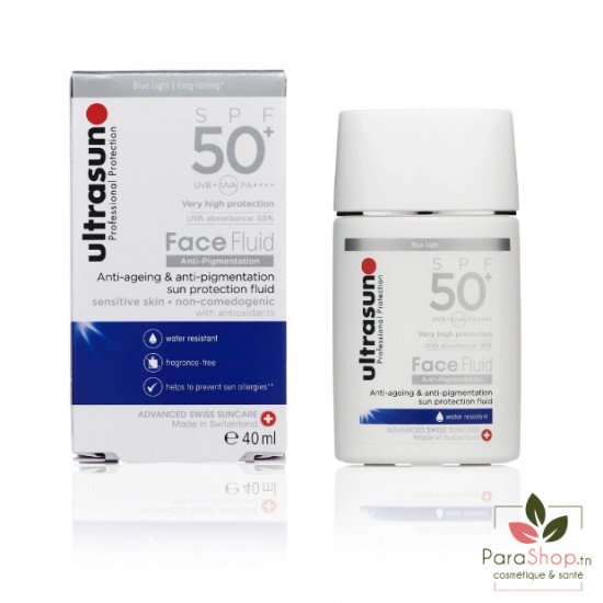 ULTRASUN FACE FLUID ANTI-PIGMENTATION SPF50+ 40ML	