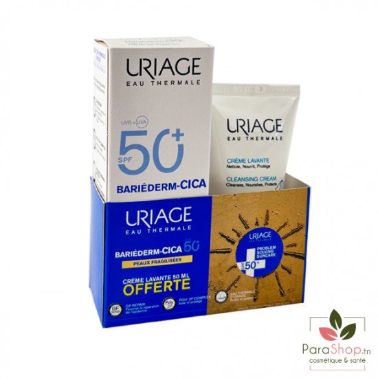 URIAGE DUO BARIEDRM-CICA CREME SPF50 + CREME LAVANTE 50ML OFFERTE