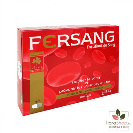 VITAL FERSANG Fortifiant du Sang - 90 Gelules