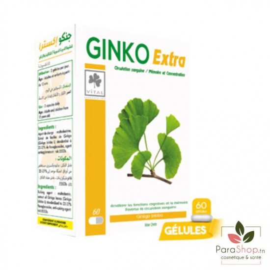 VITAL GINKO Extra 60 Gelules