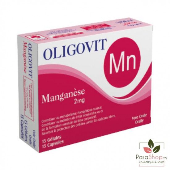 VITAL OLIGOVIT MANGANESE 15 Gelules